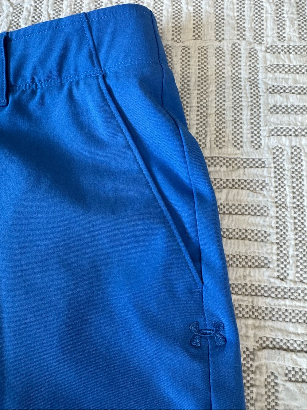 Under Armour Women’s Fitted Performance Shorts Blue Size 6 4” Inseam - Picture 8 of 13